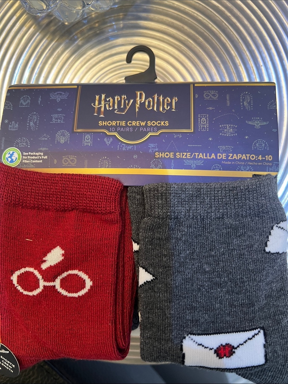 HARRY POTTER 10prs. SHORTIE CREW SOCKS